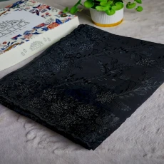 Black Gorgeous Fixed Swarovski Stone Work Party Wear Saree